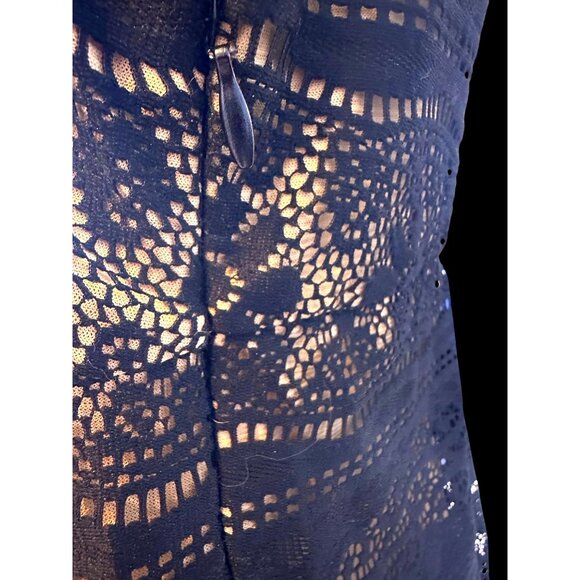 ECI New York Babydoll Lace Whimsigoth Scoop Neck Top Womens Small Y2K - Picture 3 of 13